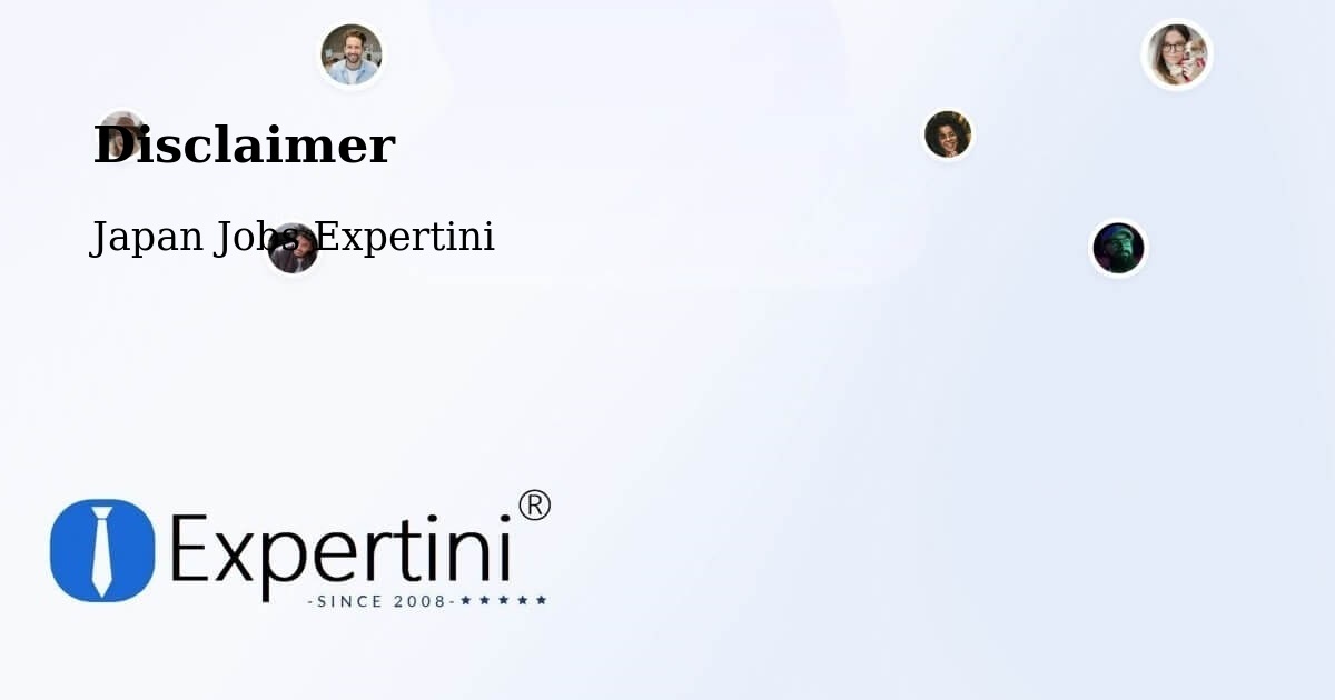 Disclaimer – Fukushima - Japan Jobs Expertini