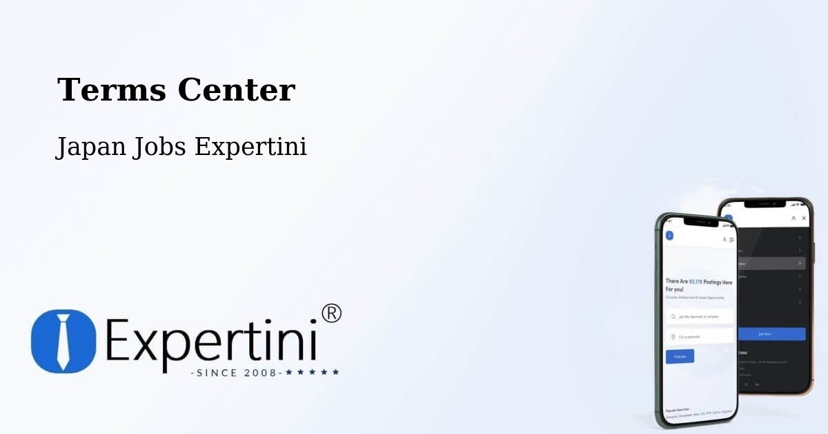 Terms of Service – Fukushima - Japan Jobs Expertini